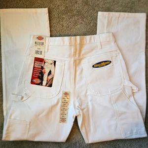White Dickies professional painters pants 32x32